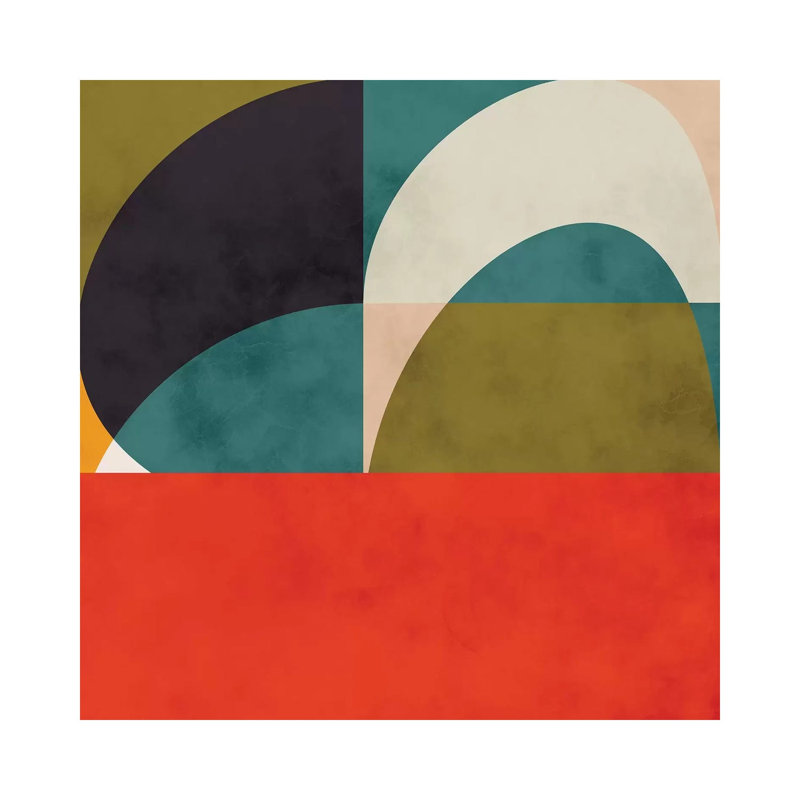Geometric Shapes II by Ana Rut Bré - Wrapped Canvas Gallery-Wrapped Canvas Giclée, 45.72 cm H x 45.72 cm W