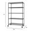Étagère en fil d'acier NSF à 5 niveaux TRINITY EcoStorage avec roues (l 48 po x P 24 po)-1087168336