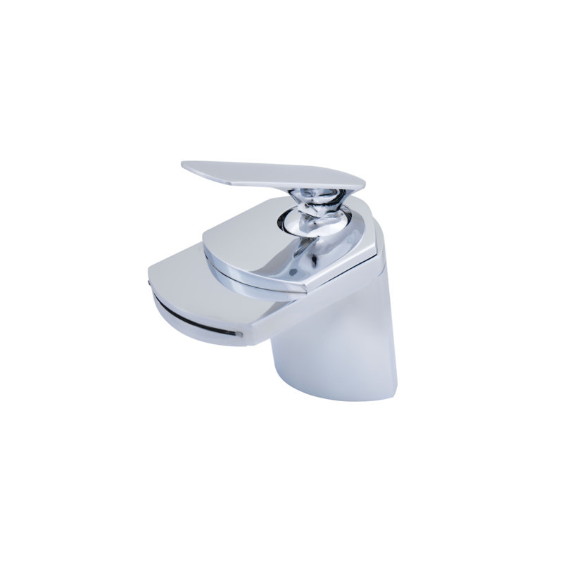 Robinet de salle de bain à un trou, Chrome