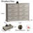 8-Drawer Farmhouse Dresser, 54" Wide Rustic Wood Chest of Drawers with Deep Drawers & Bar Handles, TV Stand & Storage Organizer for Bedroom, Living Room-1606941085