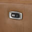 Causeuse inclinable électrique moderne brune à chargement USB PorZero