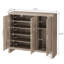 Armoire de rangement pour chaussures 24 paires avec tablettes réglables-614351516