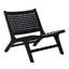 Chaise d'appoint en cuir Denman-858197322