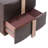 Sunny Mordern Fluted Nightstand with 2 Drawers & Heavy Duty Base-319466353
