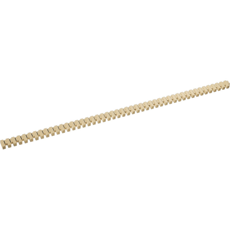 Elizabeth Signature Urethane Dentil Block Trim, Primed Tan, 3" H x 94" W x 1" D