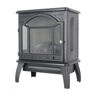 18 Inch 3D  Flame Electric Infrared Quartz Fireplace Stove With Remote Control