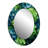 Green Blue Hydrangea Emerald Blooms - Hydrangea Mirror, Traditional Decorative Wall Mirror, Printed Metal Art-121387819-121387133