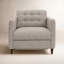 Bridgers Power Recliner Chair Warm Grey