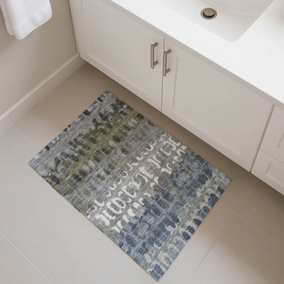 Tapis géométrique Premium lavable à la machine Villers