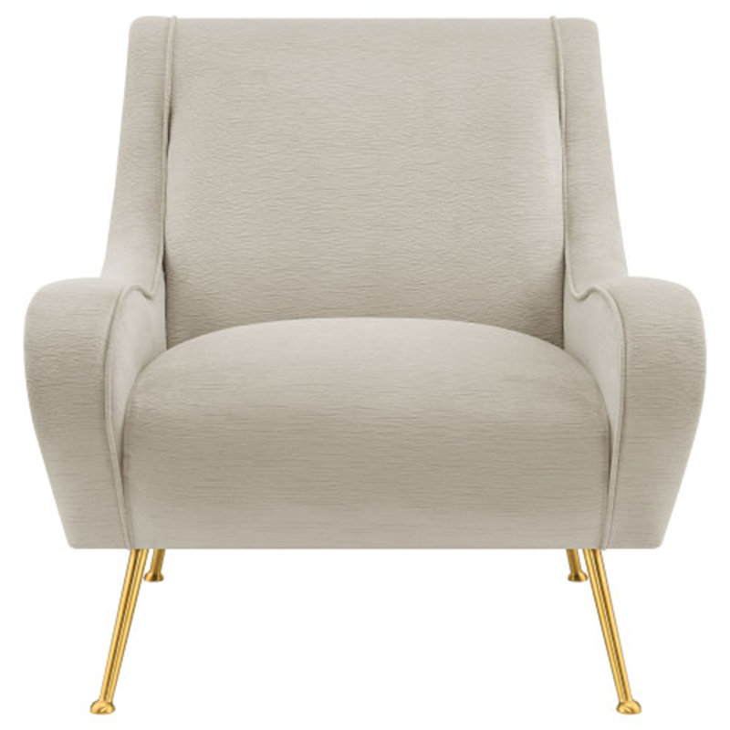 Fauteuil d'appoint à coussin serré Lundy Stone, Beige