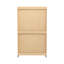 Armoire de rangement à plateau fourre-tout de classe diversifiée, l 48 po x P 22 po x H 84 po, 24 portes, fabrication en bois franc clair, portes doubles verrouillables, finition résistante aux produits chimiques, fabriquée aux États-Unis-9570783