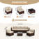 2 Piece Rattan Sectional Seating Group With Cushions