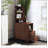 End Table with Drawers, Corner Table with Open Shelves, Tall Side Table for Bedroom and Corner(Expect Arrival Date 2025/4/16)