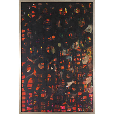 Staring at Trees - Peinture sur toile à cadre flottant