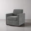 Upholstered Swivel Armchair-211387183