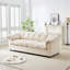 94.8" Chenille Modern Comfort Deep Seat Sofa, Upholstered Fluffy Cloud Sofa Suitable For Living Rooms, Bedrooms, Offices And Apartments-668725213