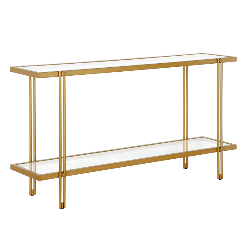 Inez 106.68Cm Console Table, Brass