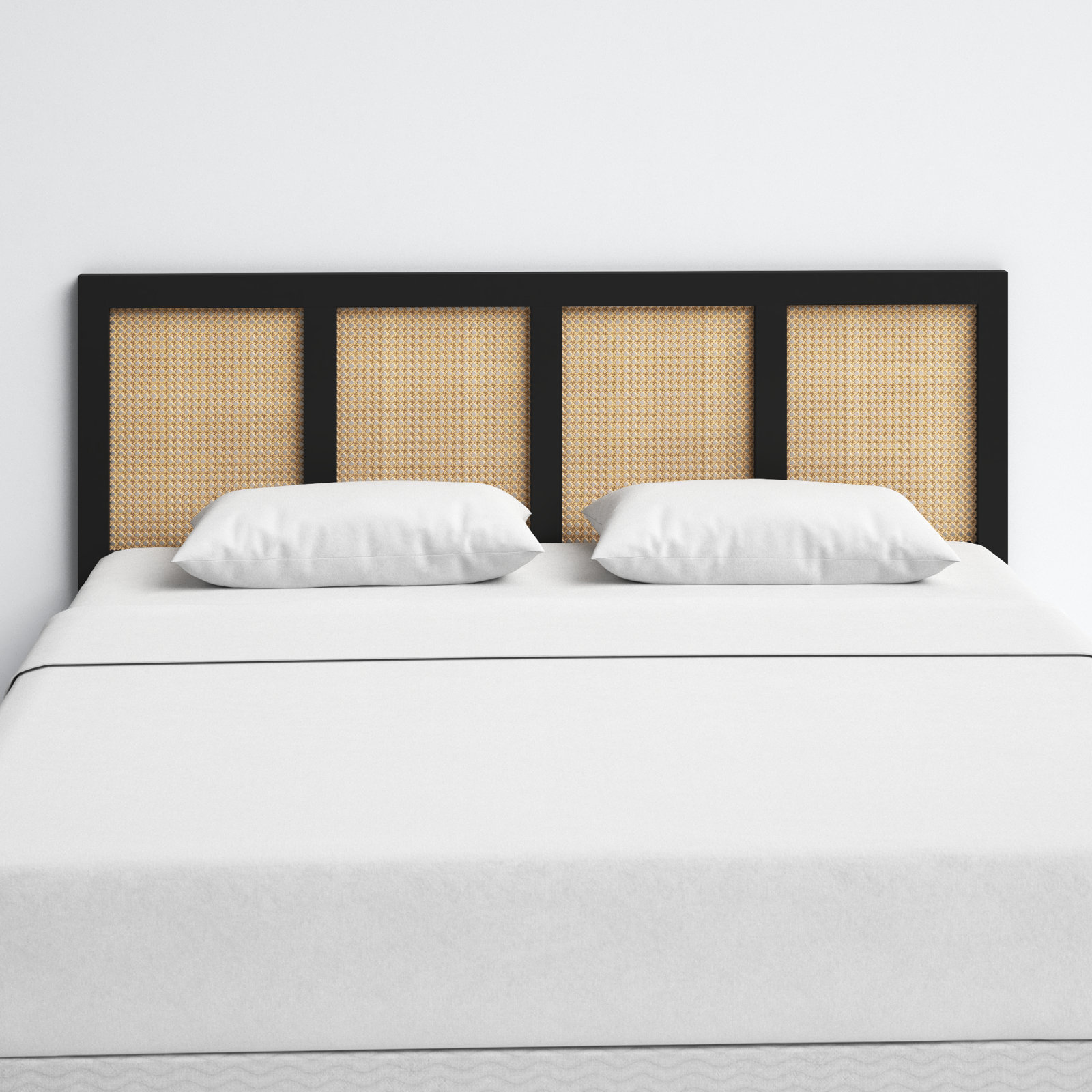 Tahoe Solid Wood Headboard, King, Black