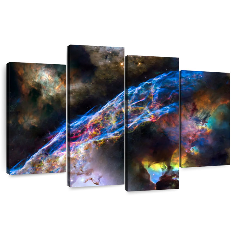 Oberle Glowing Veil Nebula, 22" H x 36" W