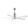 Patricia 60'' Ceiling Fan with LED Lights