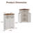 Corner Bathroom Cabinet With Open Storage & Adjustable Shelf-1623765794