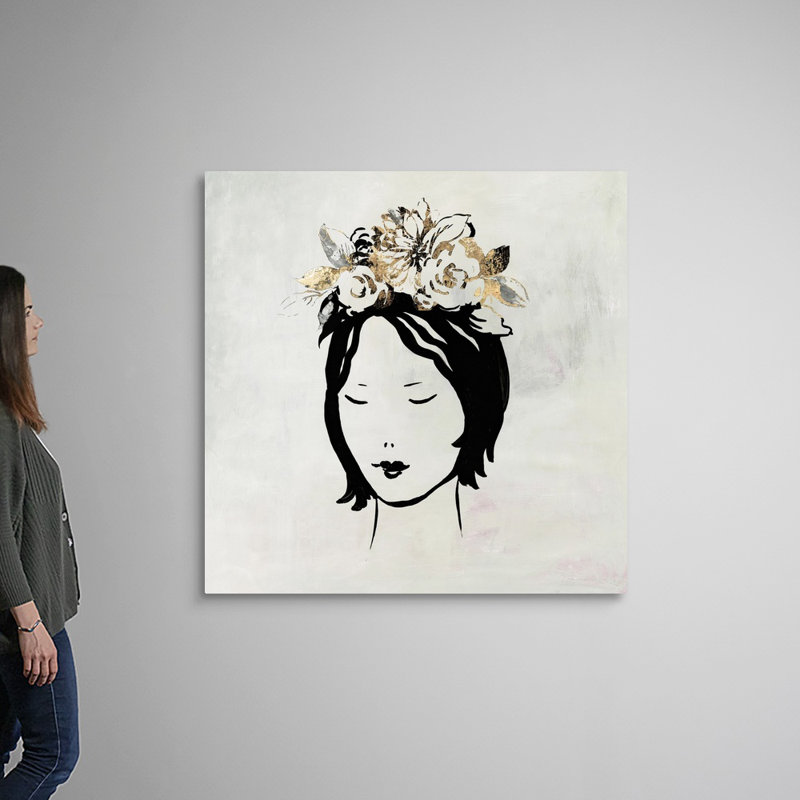 Reproduction d’art sur toile « féminin II » par Aimee Wilson, H 48 po x l 48 po x P 1,25 po, Toile tendue