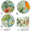 Fleurs jaunes et vertes d'Eden Birds I - oiseau, art mural dans le salon-2094417504-2094417529