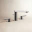 Composed Widespread Bathroom Faucet with Drain Assembly-1505490541