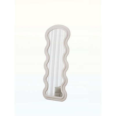 Clear and Bright Wavy Full-Length Mirror