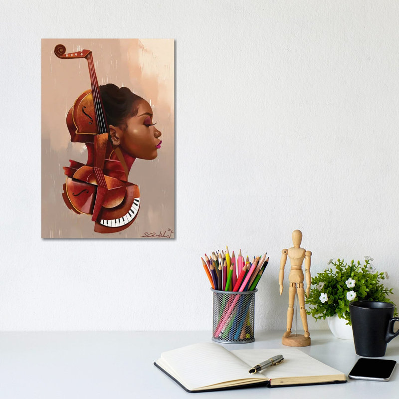 Amanti Allure by Salaam Muhammad - Wrapped Canvas Print, 20.32 cm H x 30.48 cm W