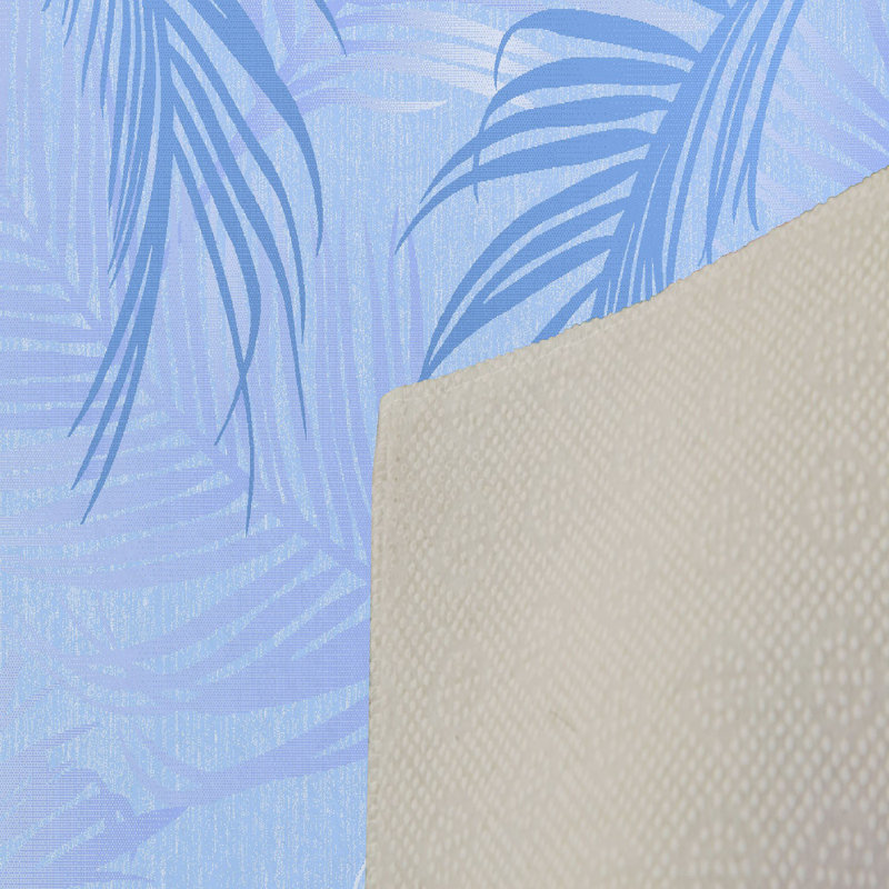 Tapis bleu en polyester Patinkin, Rectangle 2 pi 7 po x 4 pi 11 po