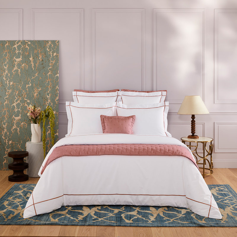 Athena Percale Pillow Case, Standard Pillowcase, Celeste