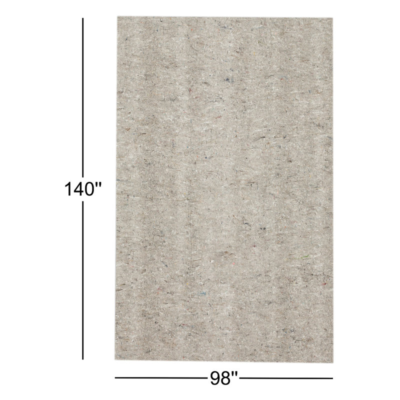 Bottorff Dual Surface 0.33" Non Slip Rug Pad, Rectangle 8'2" x 11'8"