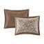 Housse de couette très grand / très grand - 100% dans les tons 6 Taupe élégant et style bleu