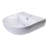 Alfi Brand 18.88'' White U-Shaped Bathroom Sink with Overflow