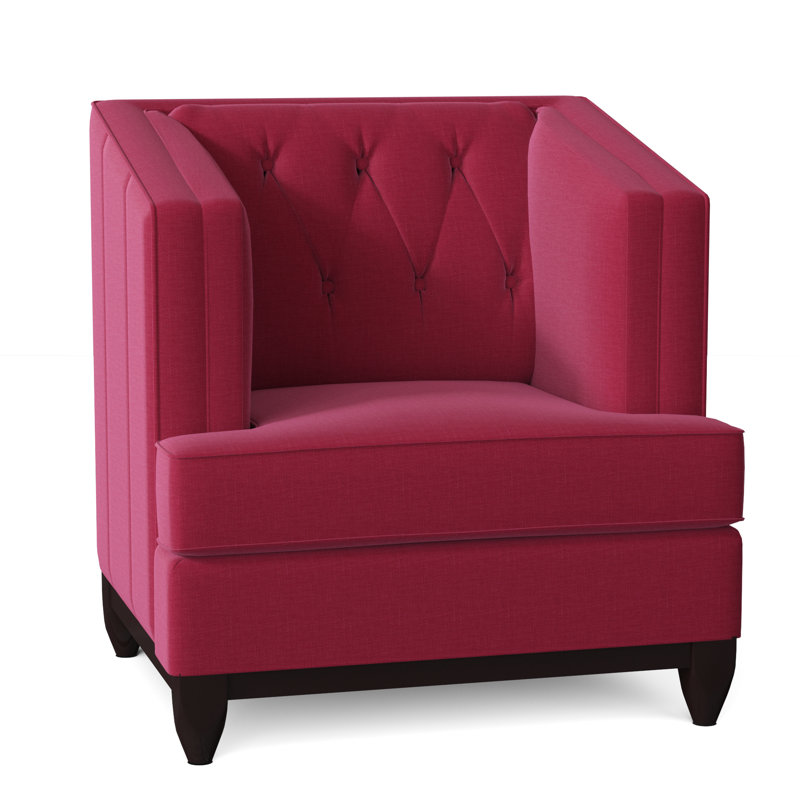 Fauteuil Ali, Fuchsia Tess