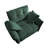 47" Ergonomic Single Seater Sofa with High-Resilience Support Cushions and Throw Pillows, Easy Assembly Modern Design for Indoor-2053921771