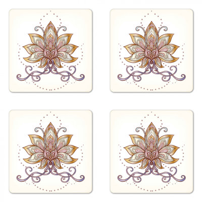 Sous-verre lotus