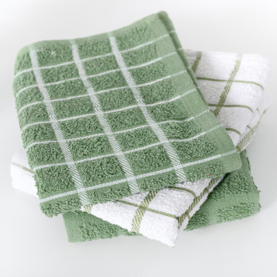 Cotton Plaid Tea Towel Kitchen Towel