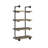 Olivia 4-Shelve Industrial Pipe Wall Shelf-539542440-606920410