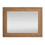 Illusions Rectangle Rattan Beveled Mirror