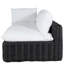 Montecito N-Dura Resin Wicker Outdoor Left Arm Facing Loveseat - Onyx-1734482474-1734482468