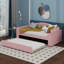 Lit de jour simple tapissier avec accoudoirs de rangement, couchette et système audio Bluetooth Batemans-1460889253
