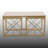 2 Pieces Metal Frame Rectangle Elite Coffee Table Set