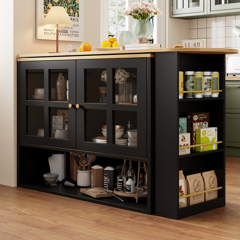 204cm Home Bar, Black