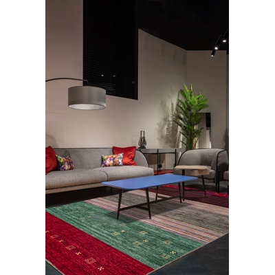 Tapis multicolore Kashkuli Gabbeh 6 pi 5 po x 9 pi 9 po