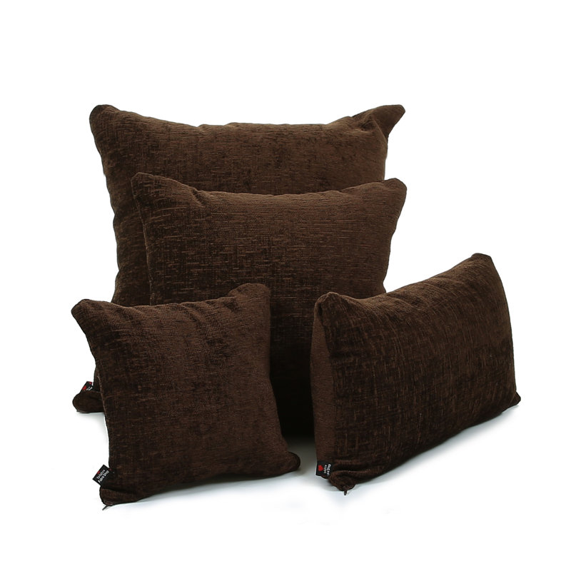 Ambrose Square Throw Cushion, Brown, 43 x 43cm