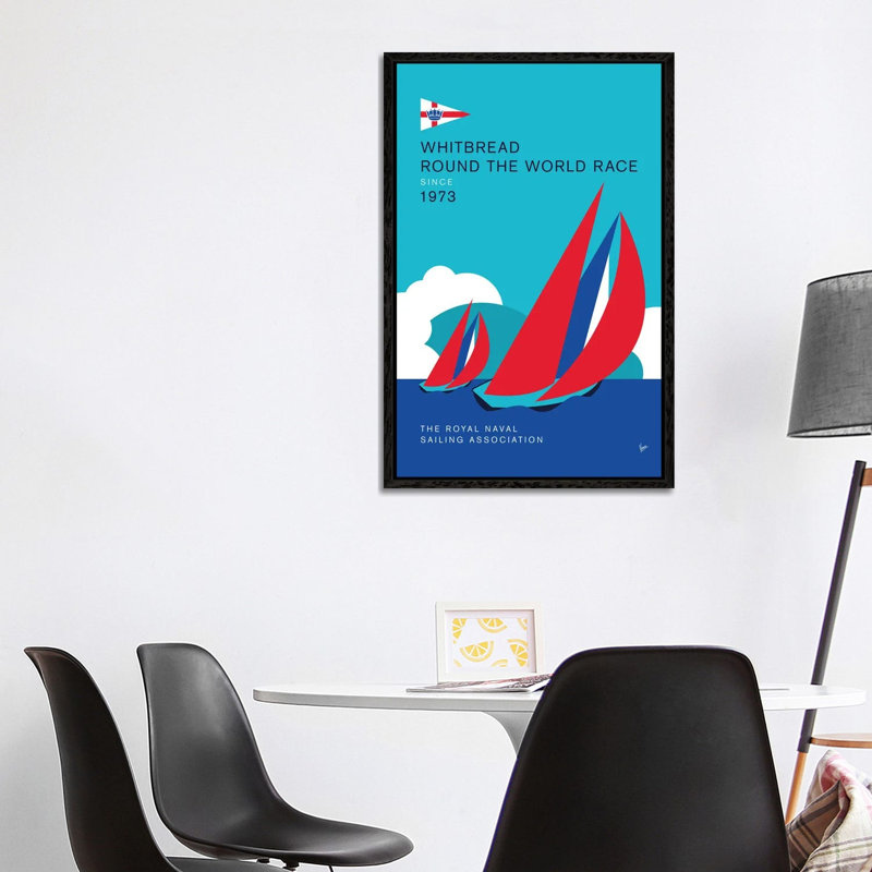 1973-Whitbread 1 Piece Wall Art on Canvas, 101.6 cm H x 66.04 cm W  x  4.445 cm D, Black