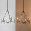 6 - Light Dimmable Sphere Chandelier