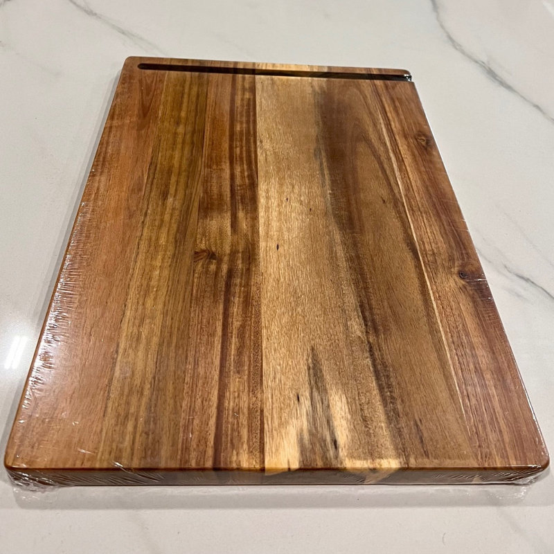 Planche à découper en bois d'acacia DAX, 28 po x 28 po